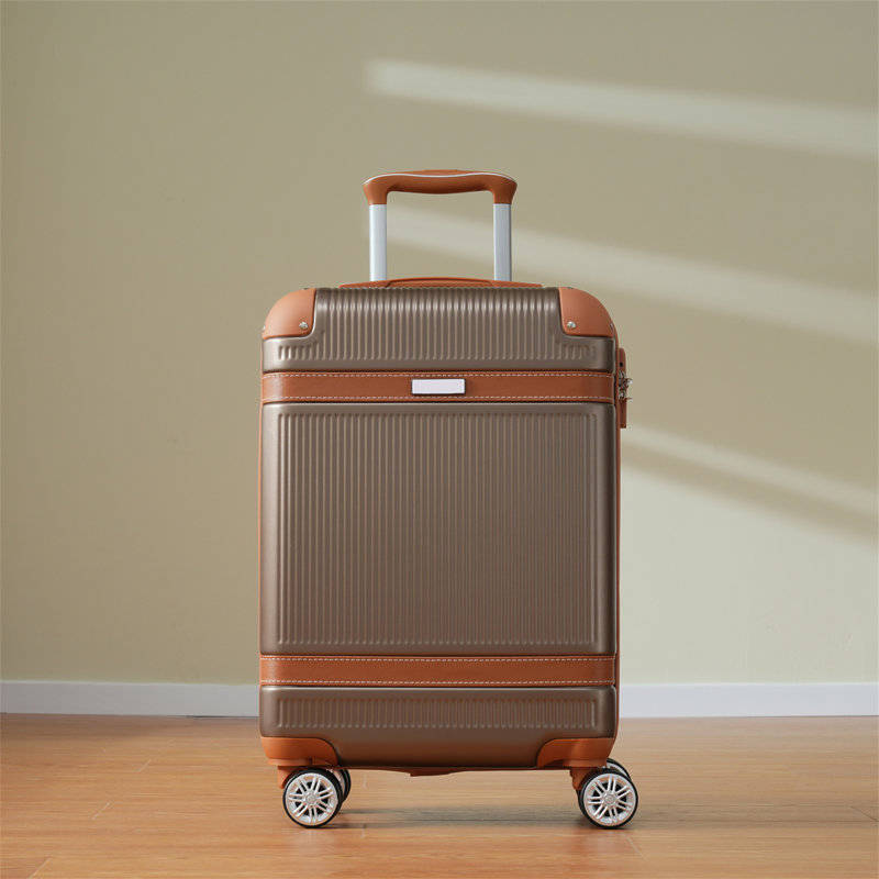 Ensemble de valises Hardshell 3 pièces, valise de cabine 20 pouces avec roulettes pivotantes, verrou TSA, ABS léger et durable pour les voyages d'affaires