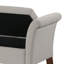 Banc de rangement rembourré en velours Jedu-1741315610