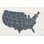 «Peace and Lodge USA Map» par Janelle Penner - impression