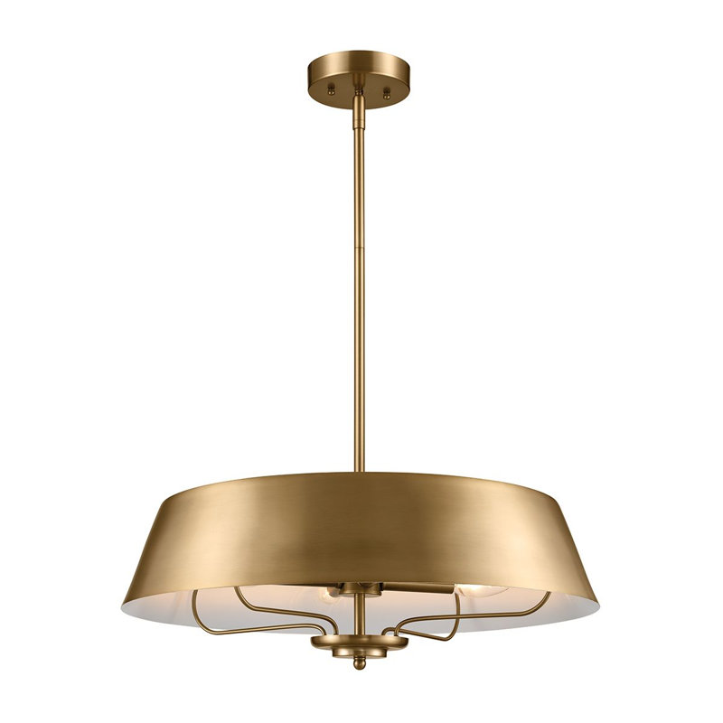 Atifa 3 - Light Simple Pendant, Gold, 21" H x 55.9" D