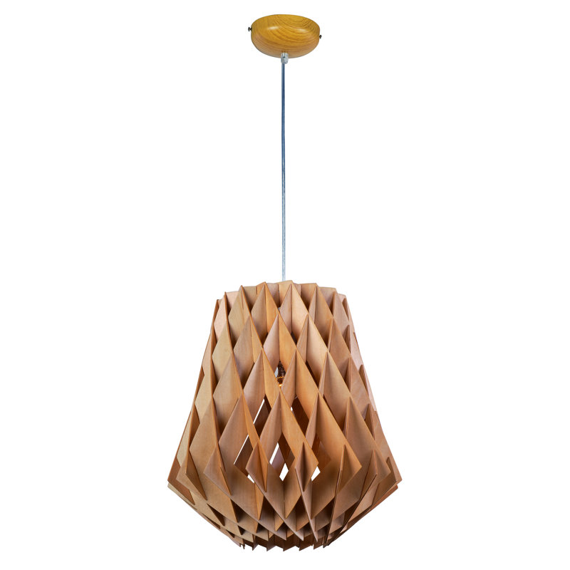 Luminaire suspendu géométrique à 1 lumière Gwyn