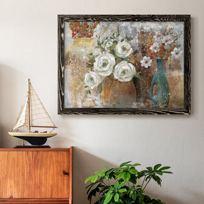 «Vessels And Blooms Spice», reproduction d'art sur toile