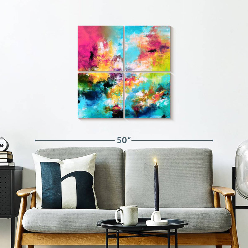 Colorful Reflection, 26" H x 26" W