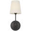Thomas O'Brien Vendome 16" Cordless Single Sconce with Linen Shade-1695836232