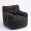 Fauteuil à billes en peluche de taille moyenne pour adulte avec rembourrage en mousse-1619523641