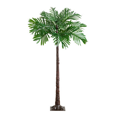 4ft. UV Resistant Lighted Artificial Palm Tree with 127 Warm White LED Lights (Indoor/Outdoor)
