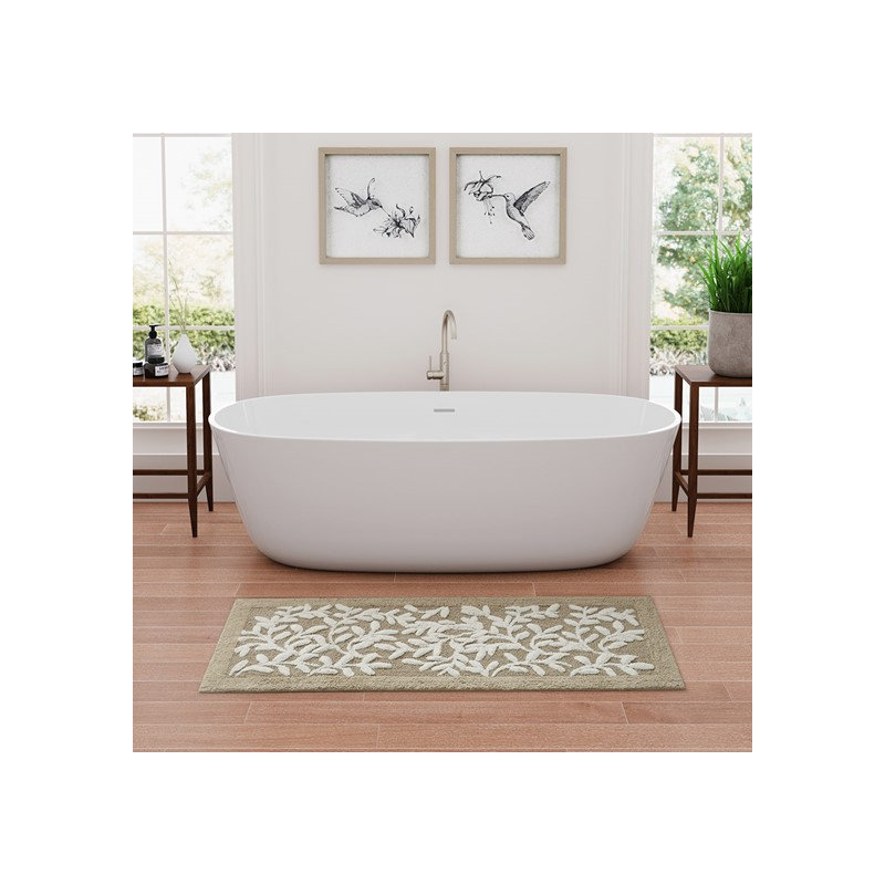 Tapis de bain_Rec_Ctt ni 0,5, L 60 po x l 24 po