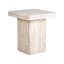 Aelwen Travertine Effect Side Table