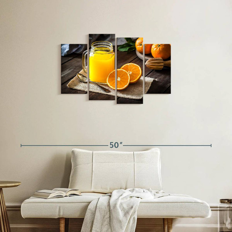 Yarlin Orange Juice, 22" H x 36" W