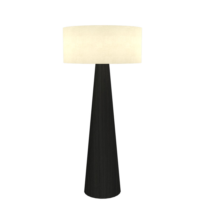 Cônica 62.4'' Novelty Floor Lamp, Charcoal