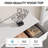Chaseburg 5-Drawer Dresser With Wooden, 39.4'' White Dresser With Steel Frame, Wide Chest of Drawer For Hallway, Bedroom Dresser-872407175