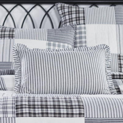 Sawyer Mill Cotton Striped Lumbar Pillow