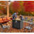Outdoor Propane Gas Fire Pit Table