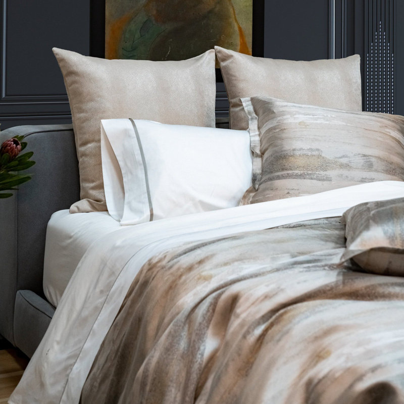 Horizon Duvet Cover, King Duvet Cover, Smoke
