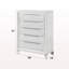 Commode blanche de style moderne