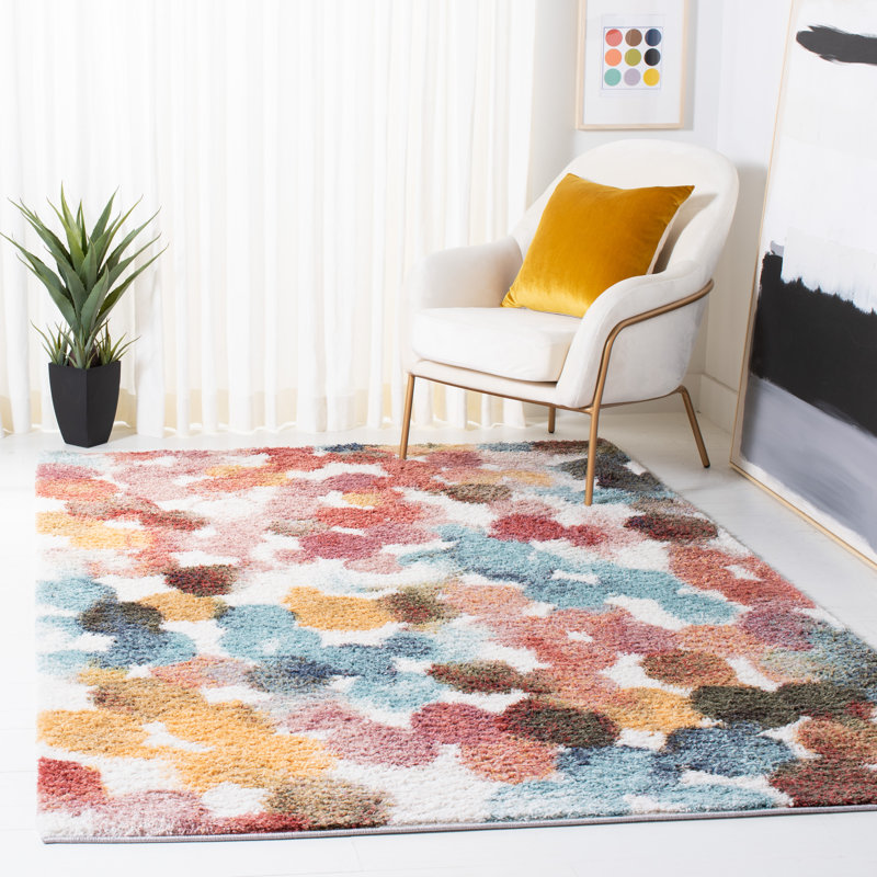Tapis abstrait Arati Performance, Rectangle 4 pi 5 po x 6 pi 5 po
