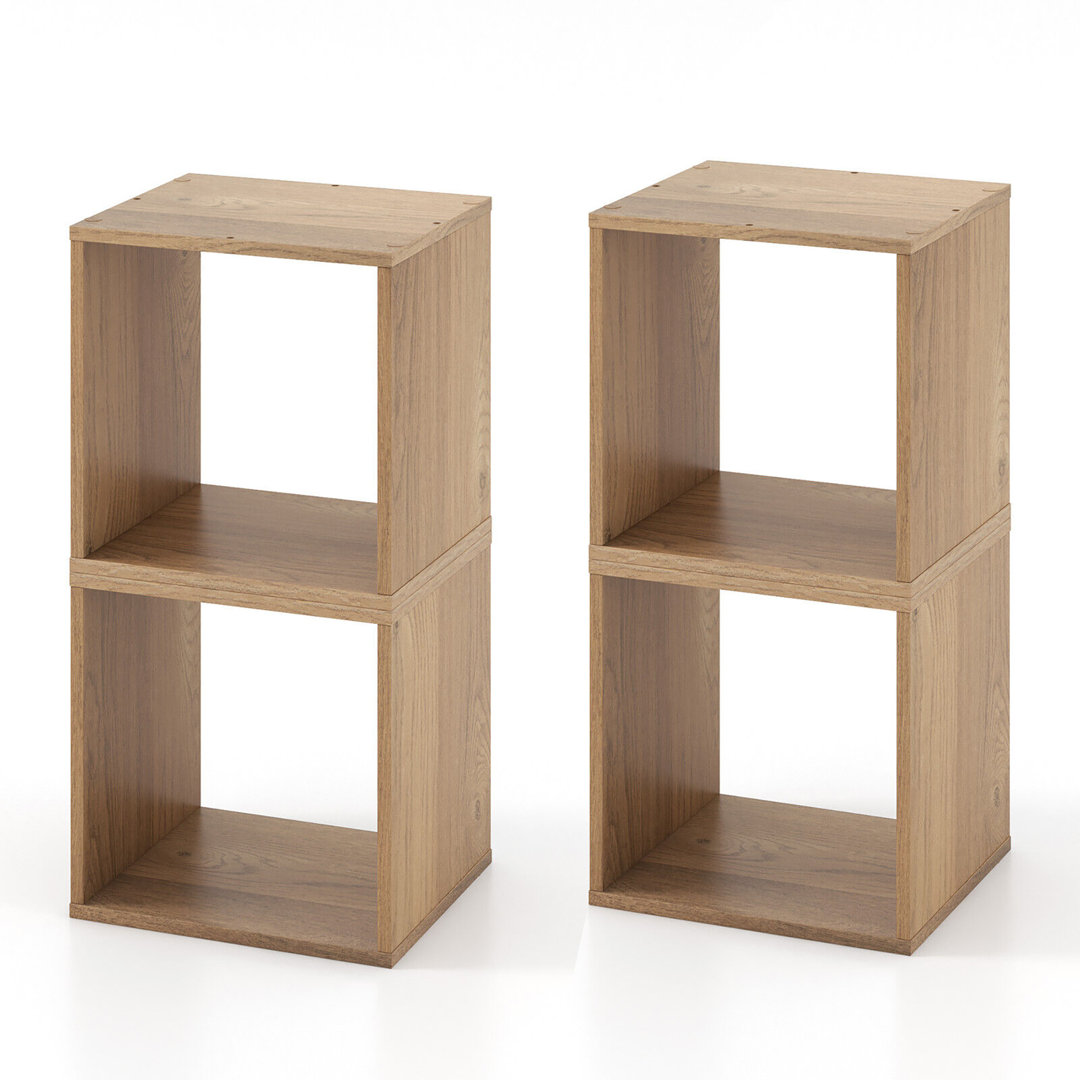 Elandra Bookcase (Set of 4) Ebern Designs 
