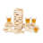 Stack Stacking Blocks Drinking Game with Shot Glasses