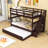 Abie Kids Twin Over Twin Bunk Bed with Trundle-1966174163