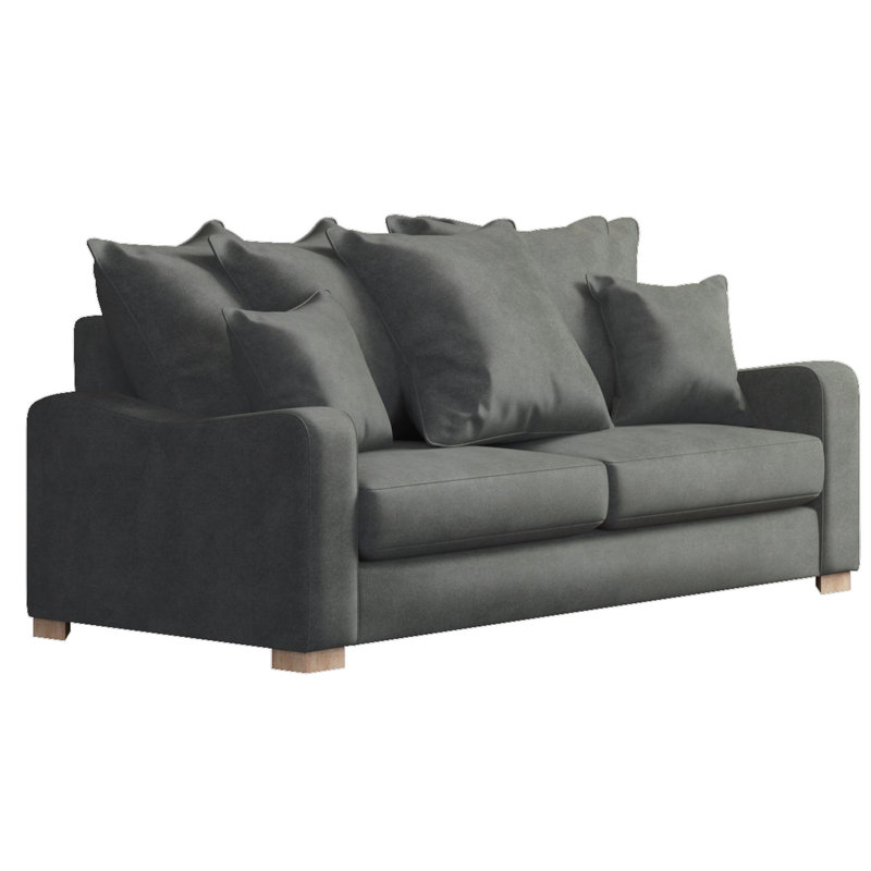 Theadford Three Seater, Scatter Back, Marmalade