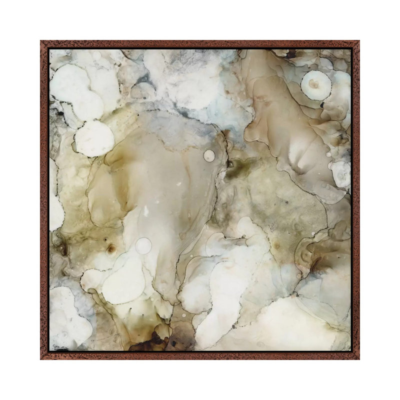 Stonewashed I by Carol Robinson - Print on Canvas, 66.04 cm H x 66.04 cm W, Classic Brown Wood Framed