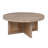Quinn Mango Wood & Cane Round Coffee Table-315765909