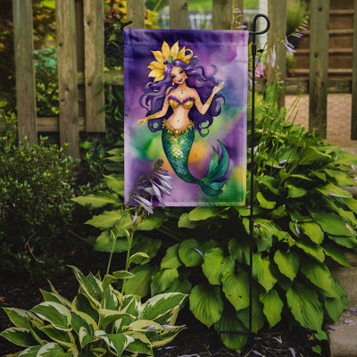Drapeau de jardin double en polyester H 15,5 po x l 11,25 po