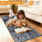 Non Slip Washable Kitchen Mats Vintage Boho Kitchen Carpet (Set of 3)-376688015