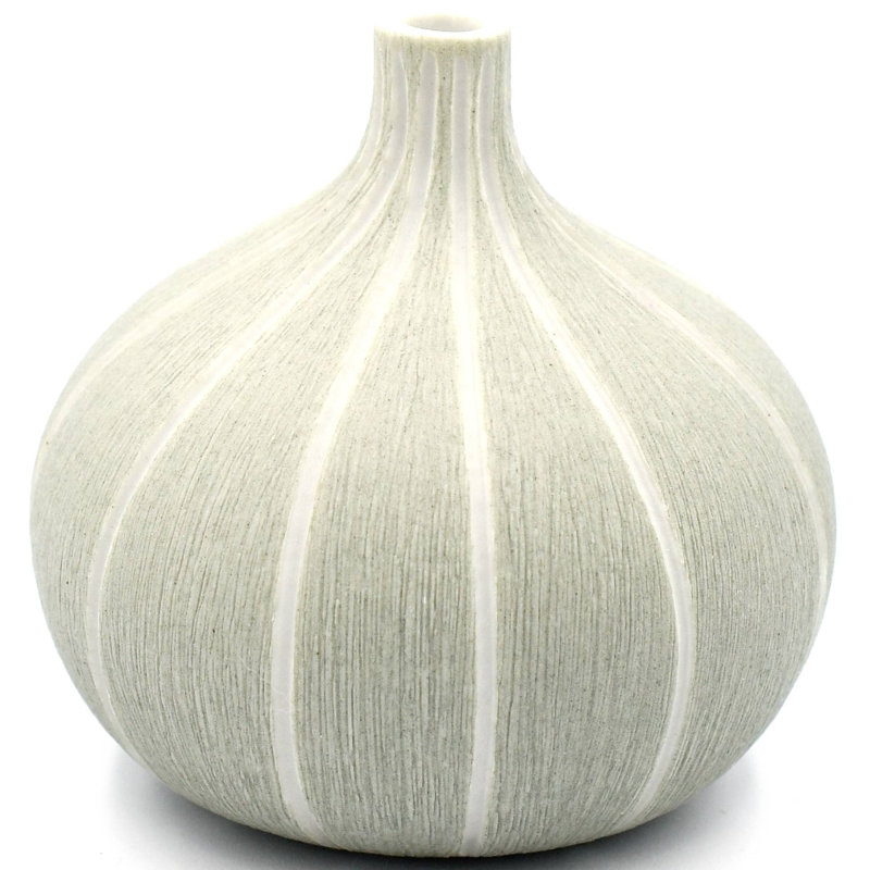 Vase de table Baldvina, Gris, H 3,4 po x l 3,2 po x P 3,2 po