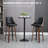 Homcom Bar Height Bar Stools, Pu Leather Swivel Barstools With Footrest And Tufted Back, Set Of 2