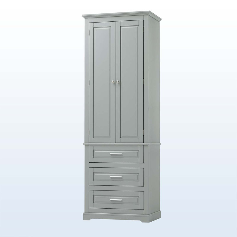 Mensaidas Storage Bookcase, Gray