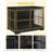 XL Large Dog Crate Furniture, Indoor Dog Kennel Furniture with Barn Door, Wooden Tall Dog Crate, Heavy Duty Dog Cage for Large Dogs, Side End Table, Anti-Chew-766147003-778718991