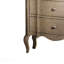 Table de chevet antique au fini taupe