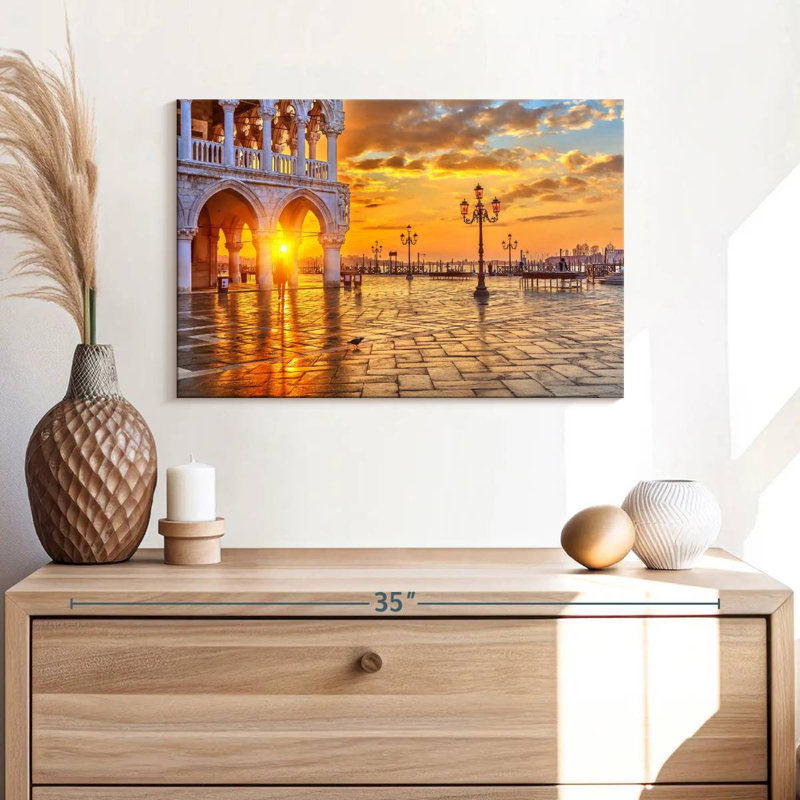 Lilie Venice Golden Sunrise, 16" H x 24" W