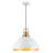 Modern Industrial 15.7" Dome Pendant Light Fixture-646791164-645931205