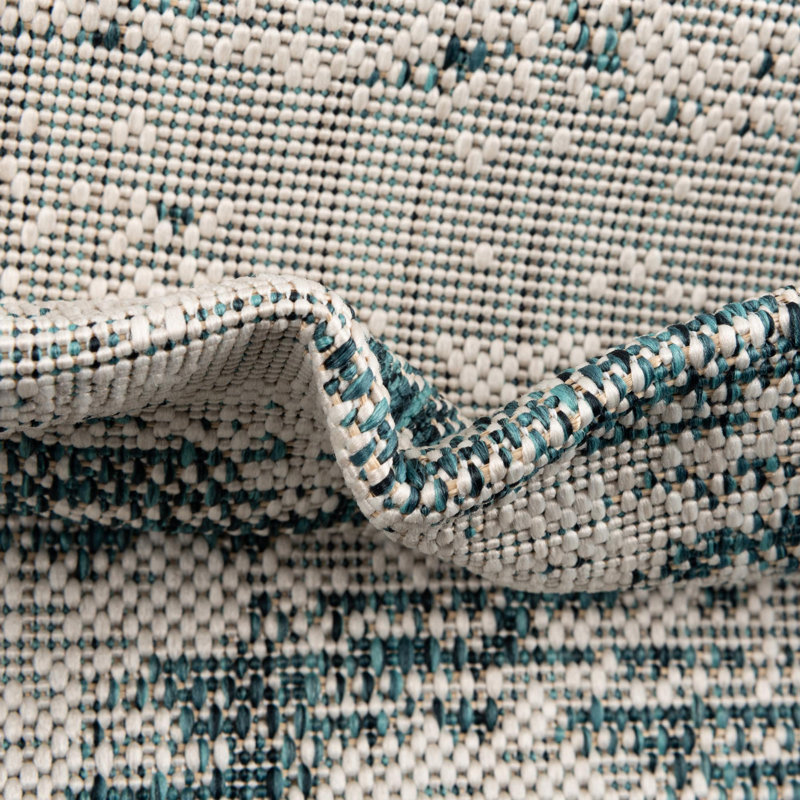 Tapis extérieur bleu iris, Rectangle 2 pi 2 po x 3 pi