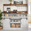 Armoire-bar 52 po avec rangement Farmhouse