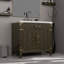 Meuble-lavabo simple avec plateau en marbre-1996778600
