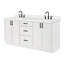 ARIEL Kelly 73 Double Sink Bathroom Vanity with Pure Quartz Top-1698108944-1742192966-1698108945