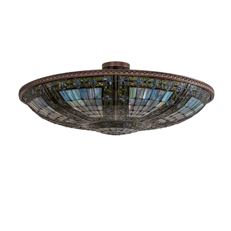 Fleur-de-lis 6 - Light Semi Flush Mount
