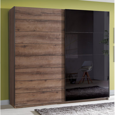 Absher 2 Door Manufactured Wood Wardrobe