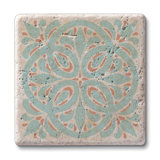 Aegean Stoneware Square 4 Piece Coaster Set