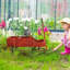 Crouch Wood Statue Planter-1153907259