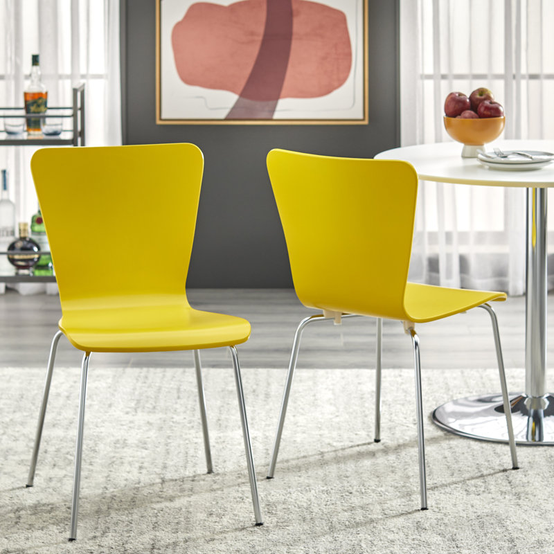 Chaise d'appoint Deantrei, Jaune