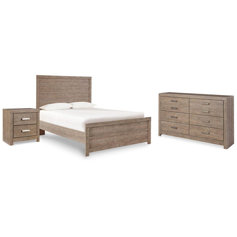 Culverbach Panel Bed, Dresser and Nightstand, Full