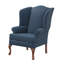Fauteuil à oreilles en polyester l 28 po Mandalay-136123056
