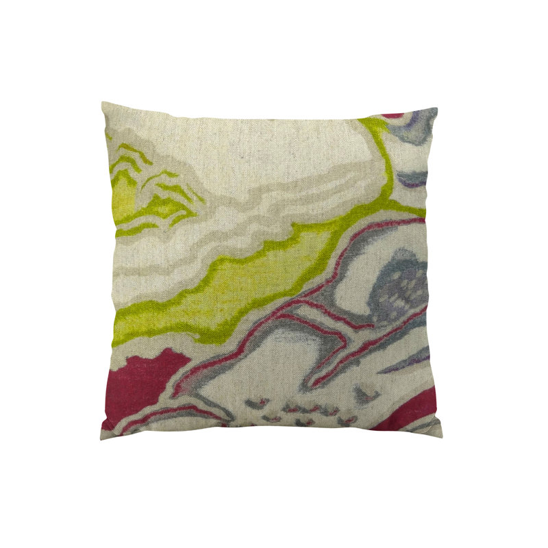 Chattingham Linen Reversible Throw Pillow