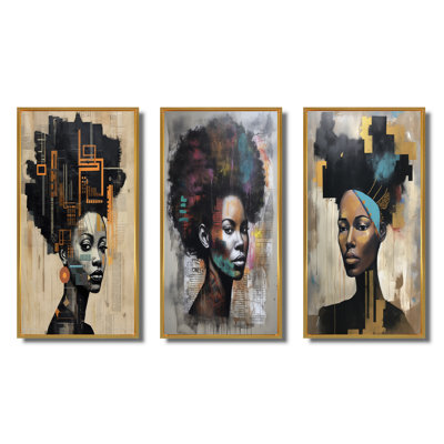 " Urban Queen Contemporary African " 3 - Pieces