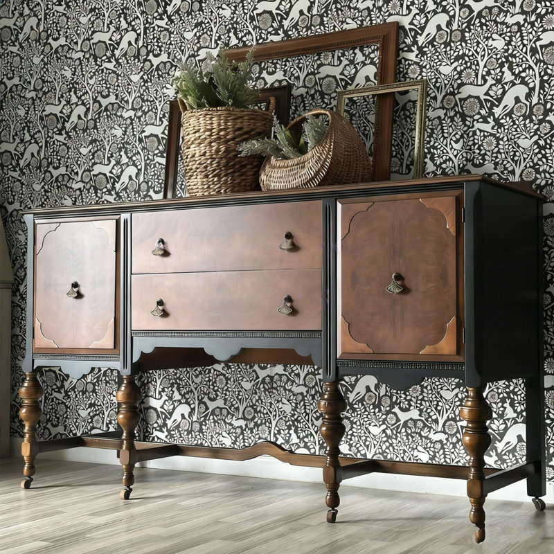 Armoire d'entrée rétro de style français