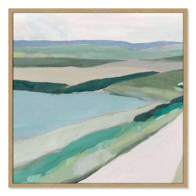 Wolfdale "Fields of Green I" Print by Ian C
